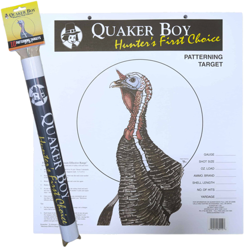 Quaker Boy Paper Target Turkey 20" X 20" Rolled 10-Pack