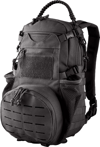 Red Rock Gear Ambush Pack Black with Collapsilbe Mesh Gear Pockt