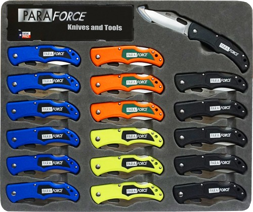 AccuSharp Paraforce Lock Back Set 18 Knives per Disply Knife