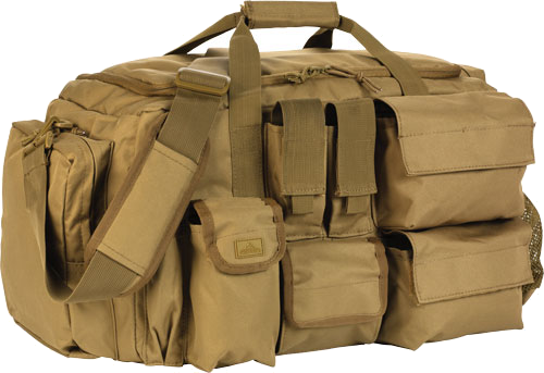 Red Rock Gear Operations Duffle Bag 7 External Utility Pouches Tan Pouch