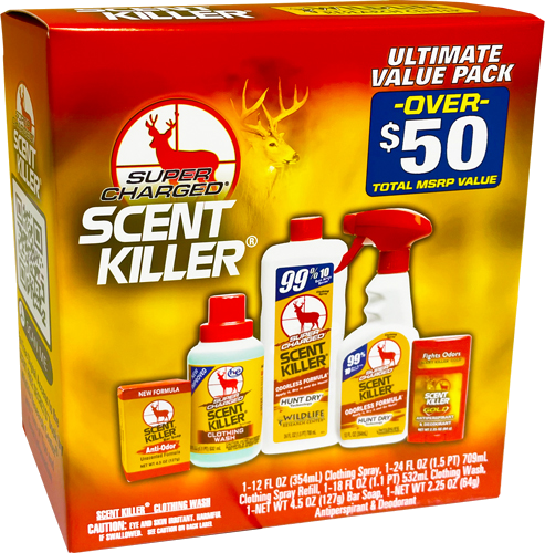 Wildlife Research Personal Care Combo Kit Scent Killer Super Charged