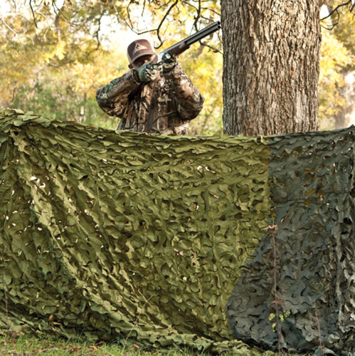Red Rock Gear Camouflage Netting Woodland 3d Leaf Cut 8'X10'