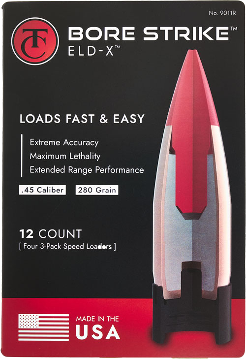 Thompson Center Bore Driver Eld-X .45 Caliber 280 Grain 12-Pack