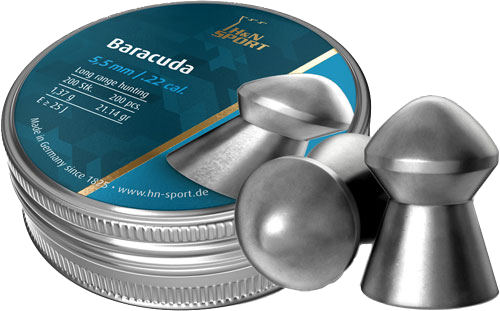 H&N Sport Pellets Baracuda 22 21.14 Grain 200-Pack