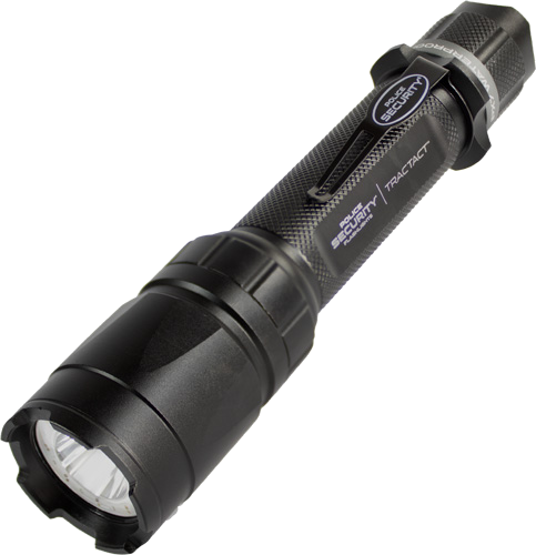 Police Security Trac Tactical 350 Lumen 2AA Batteries 3 Modes Flashlight
