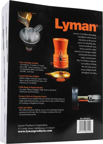 Lyman 51st Reloading Handbook Softcover
