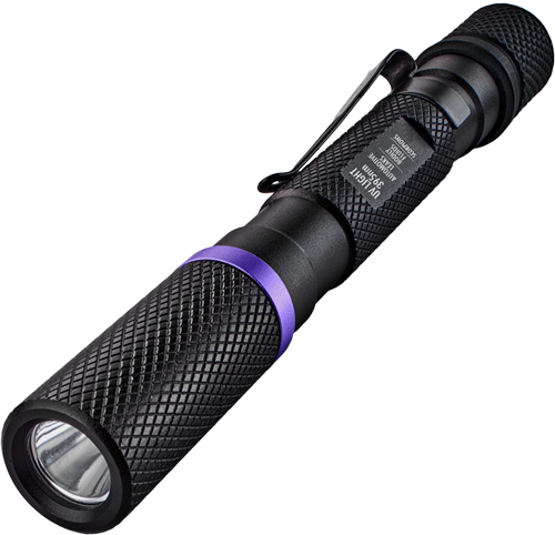 Police Security 395NM Uv Penlight with 2AAA Batteries Flashlight