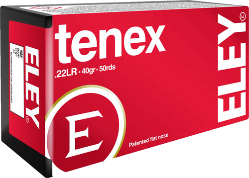 Eley Tenex .22 LR 40 Grain Ammunition – 50 Rounds