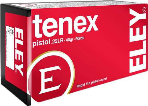 Eley Tenex .22 LR 40 Grain Ammunition – 50 Rounds