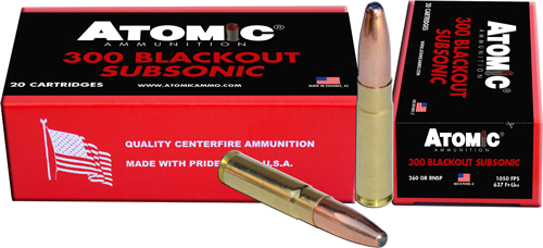 Atomic Ammunition 260 Grain Ammunition – 20 Rounds