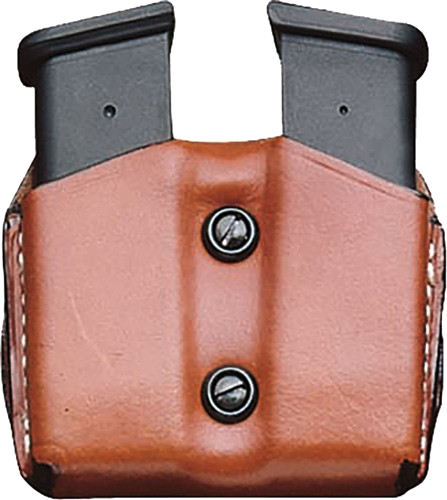 DeSantis Double Pouch Lthr Fits Tn Glock Multi-Fit OWB Holster
