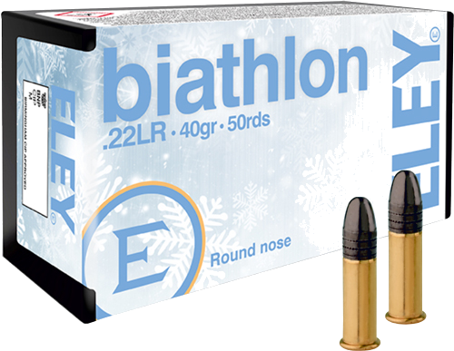 Eley Biathlon Club .22 LR 40 Grain Ammunition – 50 Rounds