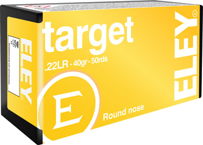 Eley Target .22 LR 40 Grain Ammunition – 50 Rounds
