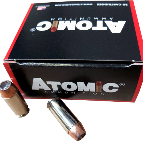 Atomic Ammunition 10mm 155 Grain Jacketed Hollow Point Ammunition – 20 Rounds