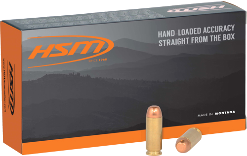 HSM Ammo 10mm 200 Grain Full Metal Jacket Ammunition – 50 Rounds