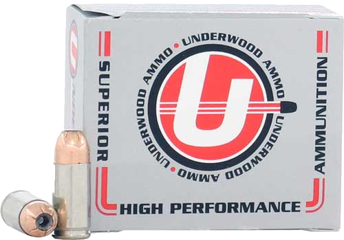 Underwood Ammo 9mm 124 Grain Jacketed Hollow Point Ammunition – 20 Rounds