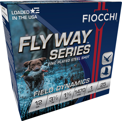 Fiocchi Flyway 12 Gauge #1 Shot Ammunition – 25 Rounds