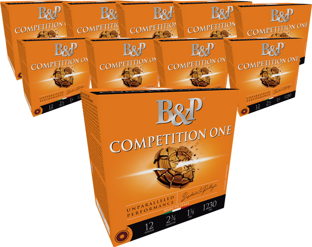 B&P 12 Gauge #8 Shot Ammunition – 250 Rounds