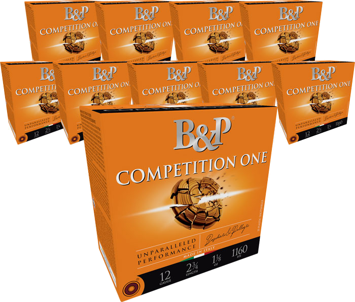 B&P 12 Gauge #8 Shot Ammunition – 250 Rounds