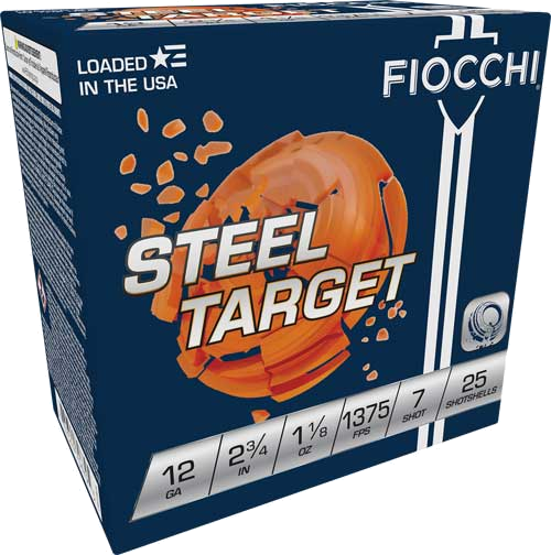 Fiocchi Steel 12 Gauge #7 Shot Ammunition – 250 Rounds
