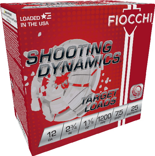 Fiocchi 12 Gauge #7.5 Shot Ammunition – 250 Rounds