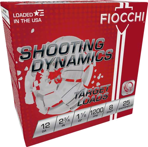 Fiocchi 12 Gauge #8 Shot Ammunition – 250 Rounds