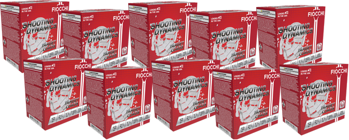 Fiocchi 12 Gauge #7.5 Shot Ammunition – 250 Rounds