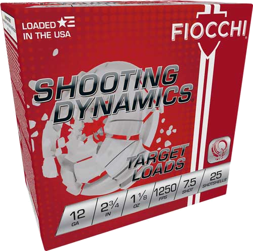 Fiocchi 12 Gauge #7.5 Shot Ammunition – 250 Rounds