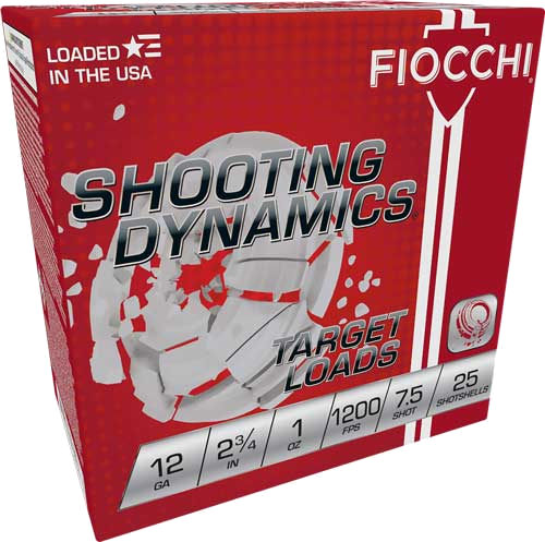 Fiocchi 12 Gauge #7.5 Shot Ammunition – 250 Rounds