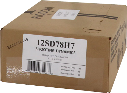 Fiocchi 12 Gauge #7.5 Shot Ammunition – 250 Rounds