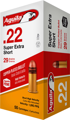 Aguila 22 Short 29 Grain Ammunition – 1000 Rounds