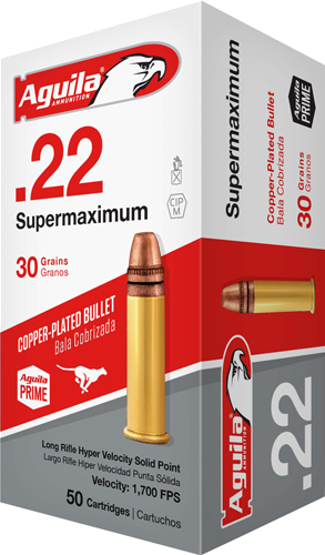 Aguila Super Max .22 LR 30 Grain Ammunition – 1000 Rounds