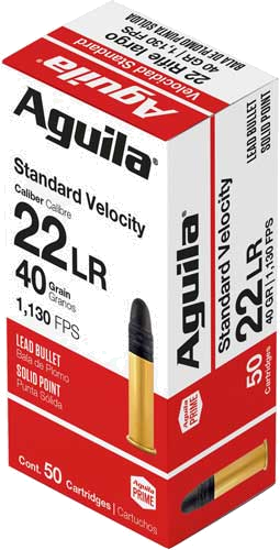Aguila Standard-Vel .22 LR 40 Grain Ammunition – 2000 Rounds