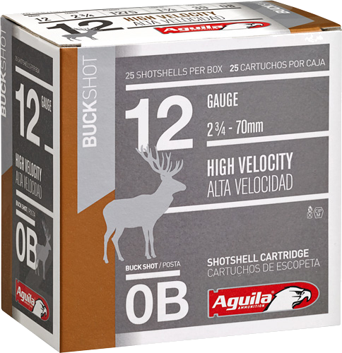 Aguila Shotshell 12 Gauge Ammunition – 25 Rounds