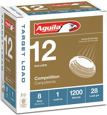 Aguila Shotshell 12 Gauge #8 Shot Ammunition – 250 Rounds