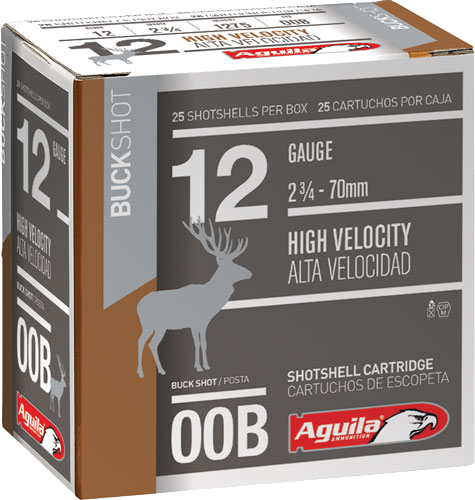 Aguila Shotshell 12 Gauge Ammunition – 25 Rounds
