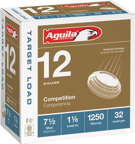 Aguila Shotshell 12 Gauge #7.5 Shot Ammunition – 250 Rounds
