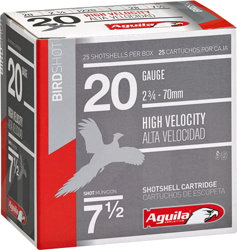 Aguila Shotshell 20 Gauge #7.5 Shot Ammunition – 250 Rounds