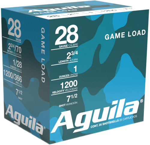 Aguila Shotshell 28 Gauge #7.5 Shot Ammunition – 25 Rounds