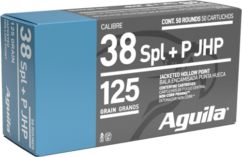 Aguila .38 Special 125 Grain Jacketed Hollow Point Ammunition – 50 Rounds