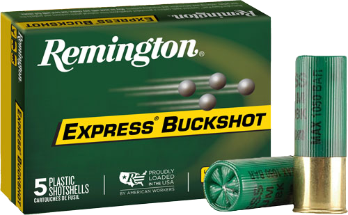 Remington 12 Gauge BUCKSHOT Ammunition – 5 Rounds