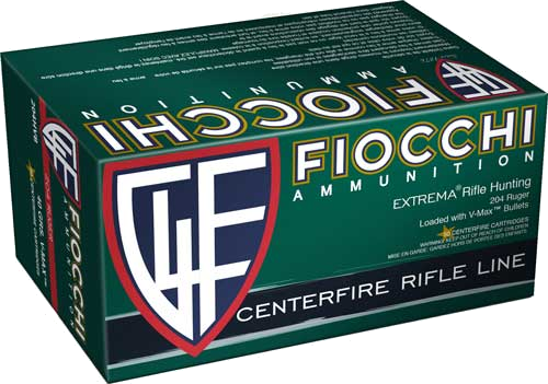 Fiocchi 204 Ruger 40 Grain Ammunition – 50 Rounds
