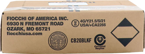 Fiocchi 20 Gauge #7.5 Shot Ammunition – 250 Rounds