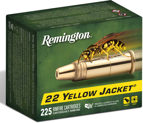 Remington Yellow Jacket .22 LR 33 Grain Hollow Point Ammunition – 225 Rounds