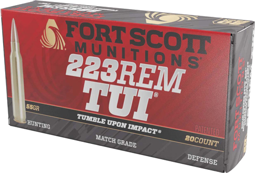 Fort Scott .223 Rem 55 Grain Ammunition – 20 Rounds
