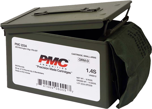 Pmc .223 Rem 55 Grain Full Metal Jacket Ammunition – 840 Rounds