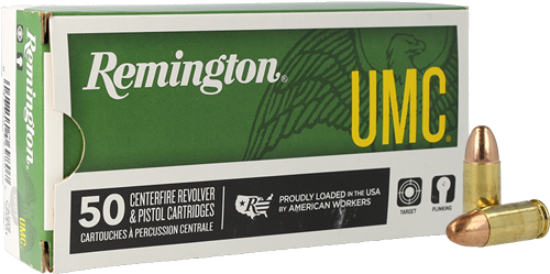 Remington UMC 9mm 147 Grain Full Metal Jacket Ammunition – 50 Rounds