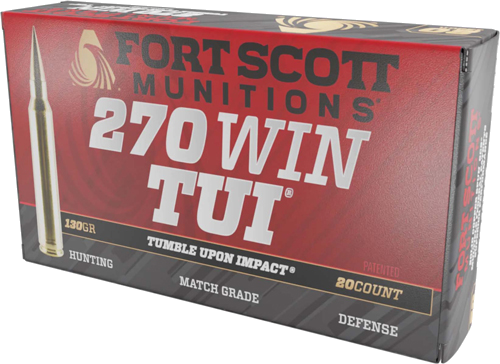 Fort Scott .270 Win 130 Grain Ammunition – 20 Rounds