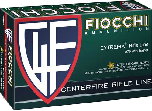 Fiocchi .270 Win 150 Grain Ammunition – 20 Rounds