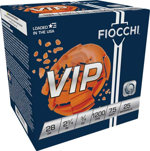 Fiocchi Vip 28 Gauge #7.5 Shot Ammunition – 250 Rounds